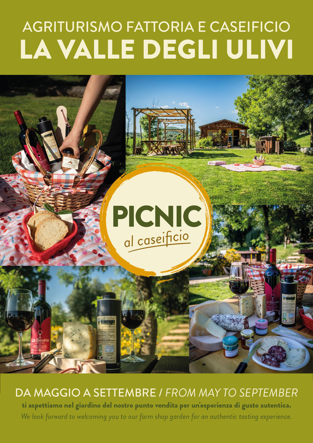 Picnic al Caseificio — la Valle degli Ulivi